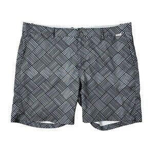 Ibiza Ocean Club Men's Swim Trunks Hybrid Board Shorts  Size 36  Geometric Print